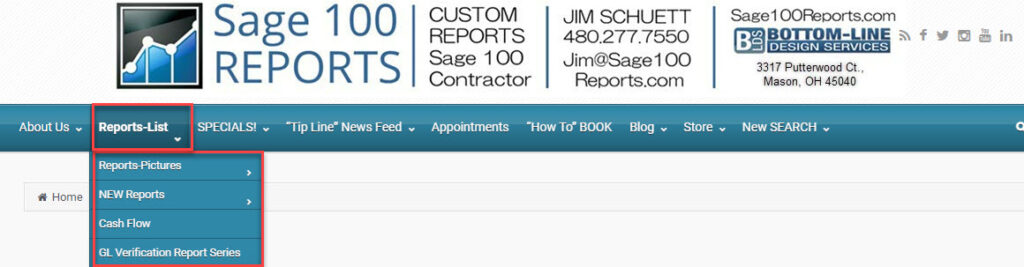 Choose from 500 Quality Custom Reports for Your Sage 100 Contractor